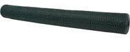 vidaXL Hexagon hek 1 x 50 m PVC groen