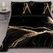 PETTI Artigiani Italiani Zomersprei voor tweepersoonsbed, 260 x 270 cm, 100 g/m², omkeerbaar, voor tweepersoonsbed, lente, licht dekbed, zwart marmer, 100% Made in Italy