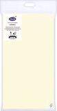 Duni Tafelkleed/tafellaken - herbruikbaar - crème - 138 x 220 cm - Dunisilk+ - Feestartikelen