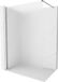 Mexen Kioto-X paroi de douche Walk-in 140 x 200 cm, verre dépolie 10 mm, gun metal