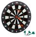 Merkloos Dartbord - Soft tip - 42 cm - 6 pijlen - Zwart en wit - Kunststof pijlen