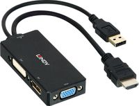 Lindy 38182 HDMI naar DisplayPort, DVI & VGA-converter