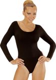 Widmann Unicolor Body Volwassen Met Knoopsluiting, Zwart Vrouw