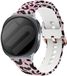 Strap-it Siliconen Leopard bandje geschikt voor Samsung Galaxy Watch 9 (40/44mm) / Watch 8 (40/44mm) / 8 Classic (46mm) – comfortabel, flexibel, zweetbestendig – Roze