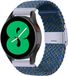 By Qubix Qubix Garmin Venu 2 - Braided bandje - Blauw - groen gemêleerd - nylon