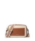 Michael Kors Large East/west Pocket Crossbody Luggage Beige