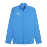 Puma TeamGoal Sideline Jacket M Electric Blue Lemonade-Puma White