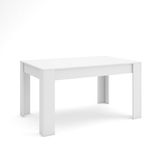 Skraut Home Eettafel 140x90x76 cm Wit