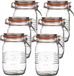 Urban Living Weckpot/inmaakpot - 10x - 1L - glas - met beugelsluiting - D14 x H17 cm