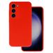 TEL PROTECT SILICONE PREMIUM housse de protection pour le SAMSUNG GALAXY S24, couleur : rouge