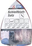 BGS Do it yourself BGS Schuurbladenset - 145 x 100 mm - K 40 t/m 400 - 25 delig
