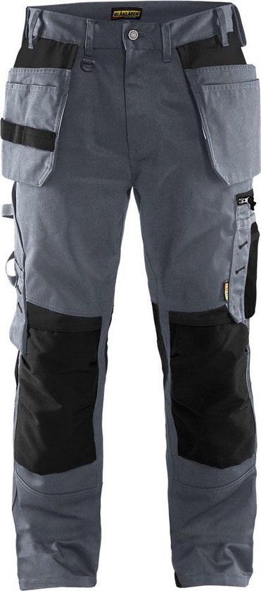 Blåkläder Werkbroek met spijkerzakken 1555-1860 - Grijs/Zwart - D100