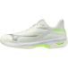 Mizuno WAVE EXCEED COURT PADEL Phantom Groen/Wit/Glowing Ap Dames Maat 37