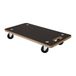 Well Home Rechthoekige transportwagen, met antislipplaat van MDF, 58 x 29 x 9,5 cm