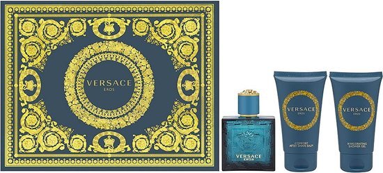 Versace Eros Eau de Toilette 50ml + Shower Gel 50ml + After Shave Balsam 50ml