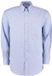 Kustom Kit Premium Oxford Classic Fit shirt met lange mouwen voor heren, lichtblauw, maat XL