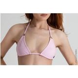 Lucky Cheeks Luxe Bikini Triangel Top Roze Maat L