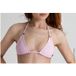 Lucky Cheeks Luxe Bikini Triangel Top Roze Maat L
