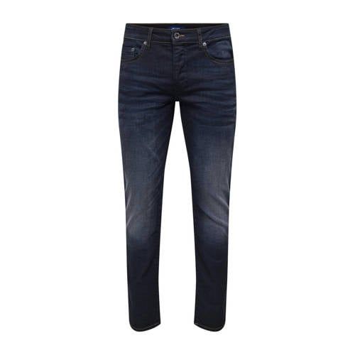 ONLY & SONS slim fit jeans ONSLOOM dark blue denim