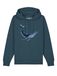 Watapparel Sweatshirt ' Wal ' lichtblauw / petrol