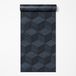Dutch Wallcoverings Renaissance Natural Cube Cobolt Vliesbehang 10m x 53cm RE521095