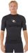 Rip Curl 2026 Hommes Vague UPF Perf Manches Courtes Lycra Rashguard - Noir