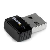 StarTech.com USB 2.0 300 Mbps Mini draadloos-N netwerkadapter - 802.11n - Zwart