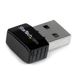 StarTech.com USB 2.0 300 Mbps Mini draadloos-N netwerkadapter - 802.11n - Zwart