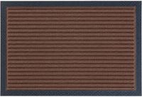 Merkloos Relaxdays Deurmat - strepen - 60x40 cm - polypropyleen - antislip - bruin
