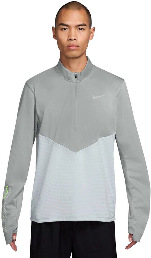 Nike Dri-FIT Winterized Pacer Half Zip Shirt Heren - Hardloopshirt Lange Mouwen - Half Zip - Sportshirt - Maat XL