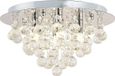 Lindby Plafondlamp Antonino 4-Lichts Chroom Kristal