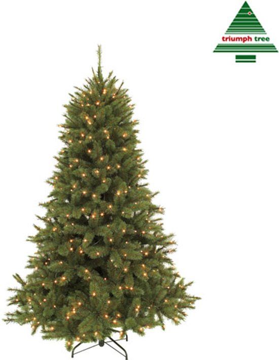 Triumph Tree Edelman B.V. Forest frosted x-mas tree led d. green 304L TIPS 1248 - h215xd140cm