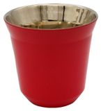Tasse à expresso - Double paroi isolante - Rouge - 80 ml