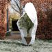 Panda Nature Housse d'hiver pour jardin pour plantes et arbustes avec fermeture éclair Blanc Diamètre 200 cm x Hauteur 2,50 m
