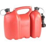 Hünersdorff PROFI Dubbele jerrycan 6 + 3 liter rood