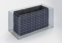 Jardinière surélevée carrée 130 cm x 60 cm x 60 cm