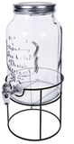 Alessandro Drankdispenser - 4 liter - glas - limonadetap - met standaard