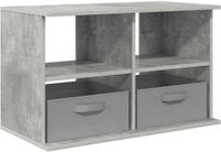 vidaXL TV-standaard met lade Beton Grijs 79 x 40 x 48 cm