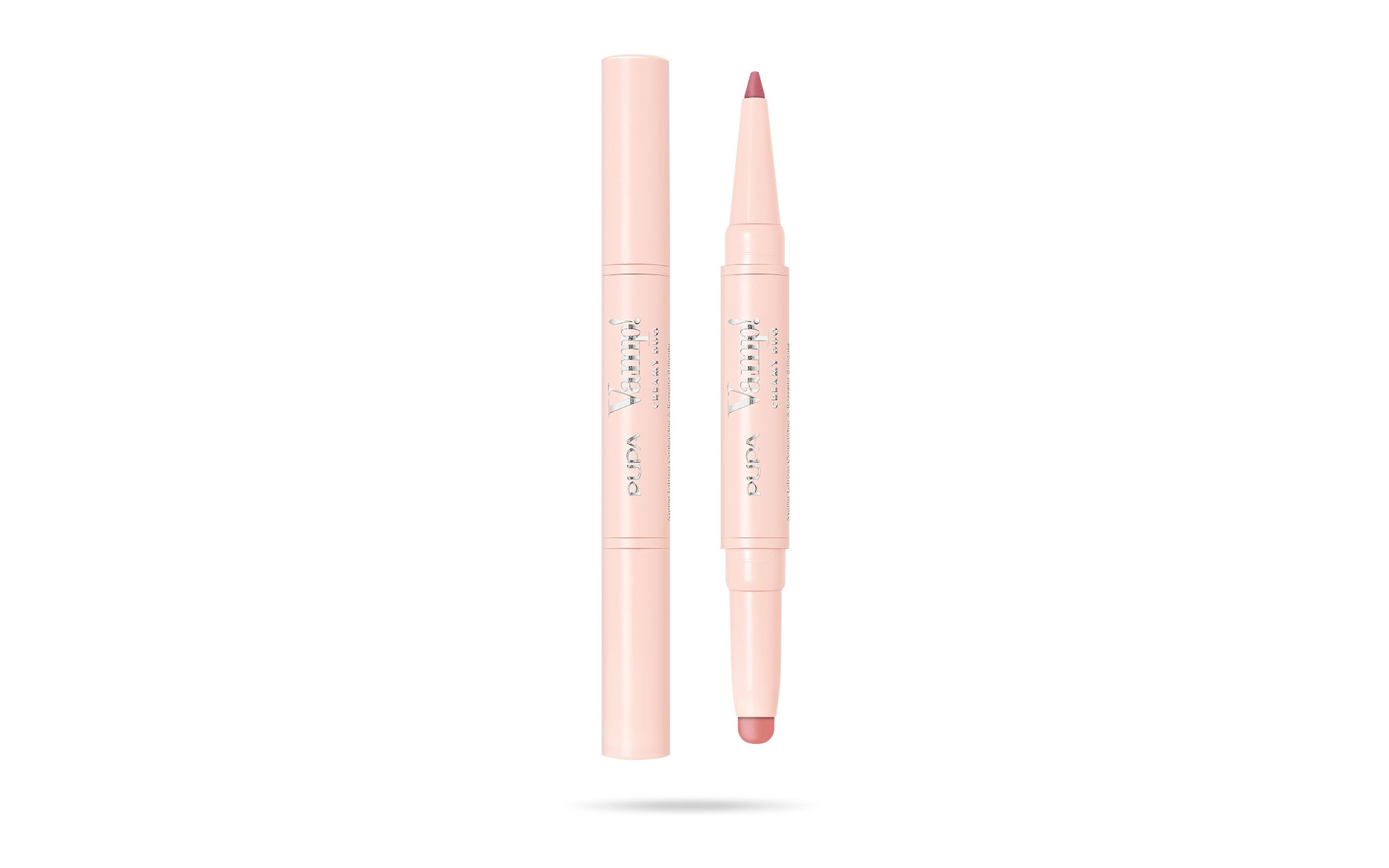 PUPA Milano Vamp! Creamy Duo Lip Pencil & Shiny Lipstick 004 Light Rose 0,8 g