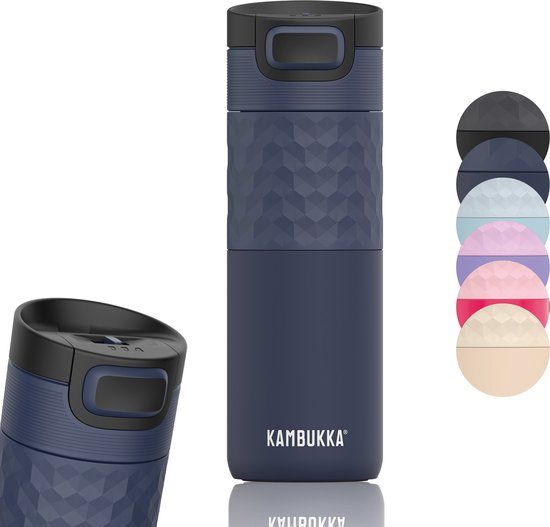 Kambukka Etna Grip Thermosbeker - 500 ml - Denim Blue