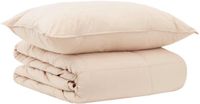 vidaXL - Deken - Set - 2 - st - 135 x 200 cm - Alle seizoenen - Kapokvezel - Beige