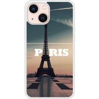 Apple Bedrukt siliconen hoesje compatibel met iPhone 13 Mini Paris