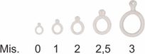 Stonfo Elastique pour appât (24 pièces avec insert) - Taille : n0