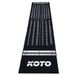 KOTO darts KOTO - Carpet Checkout Dartmat - Zwart -- 285 x 60 cm Score Indicator - Antislip