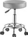 Casaria DEUBA GmbH & Co. KG Rolkruk - Hoogte Verstelbaar 360° Draaibaar - 51-65cm Zithoogte Grijs