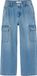 Name it Cargo Jeans Wijde Pijpen Kinderen Light Blue Denim