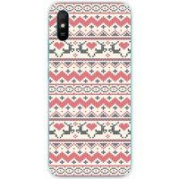 1001 coques Xiaomi Rendier siliconen hoesje compatibel met Xiaomi Redmi 9A, Xiaomi Redmi 9AT, Xiaomi Redmi 9i rendier kersttrui