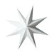 DBKD Paper winter ster decoratiehanger Wit, medium, Ø14 cm