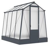Westmann Aurora 68 - TuinKas met fundering - Antraciet 248x188 cm