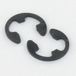 Circlip E pour diamètre de rainure 2,3 acier brut - 10 pièces